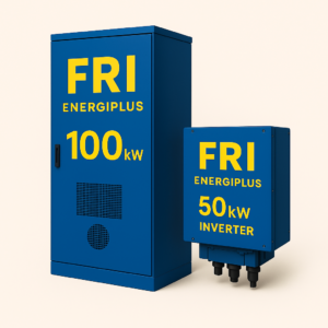 100 KWh - 900 KWh batteri med AI-driven energistyrning