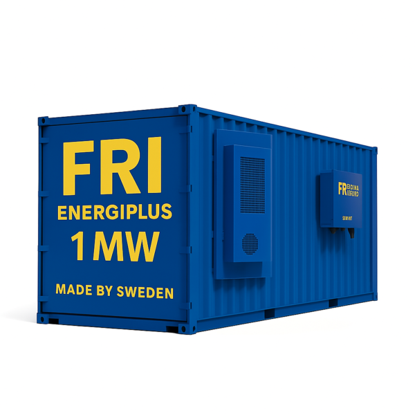 1 MWh - 5 MWh batteri med AI-driven energistyrning